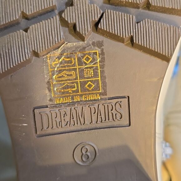 BRAND NEW DREAM PAIRS LACE-UP ROUND-TOE WOMEN'S BOOTS - Picture 12 of 14